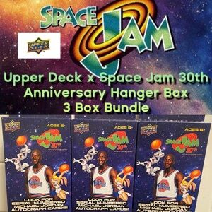 🏀 Upper Deck x Space Jam 30th Anniversary Hanger Box | 3 BOX BUNDLE! 🏀